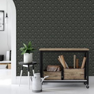 Art deco peel and stick wallpaper GATSBY in peel and stick by the Wallberry