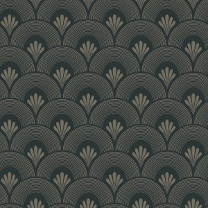 Art deco peel and stick wallpaper GATSBY in peel and stick by the Wallberry