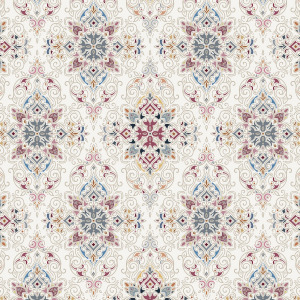 Moroccan tiles wallpaper in peel and stick by The Wallberry