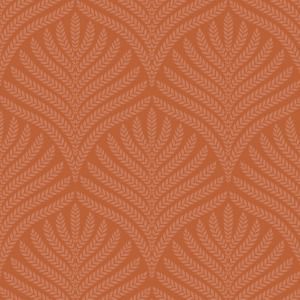 burnt orange wallpaper, terracotta peel and stick by The Wallberry