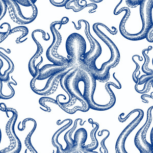 octopus wallpaper peel and stick