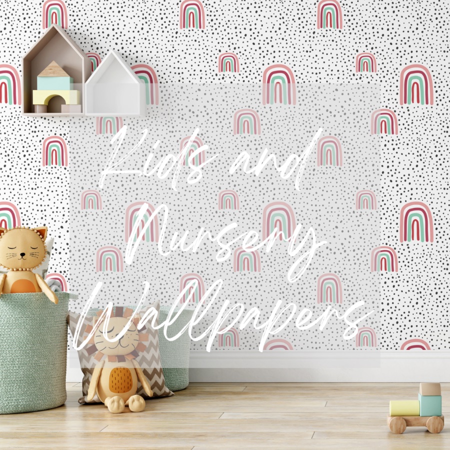 kids and nursery peel and stick wallpapers