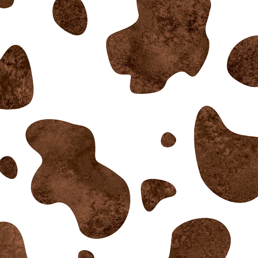 Brown Cow Print Wallpaper - Removable Wallpaper - The Wallberry