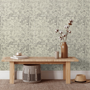 taupe rustic wallpaper in peel and stick